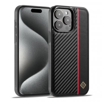 LC.IMEEKE Carbon Fiber Texture Phone Case Cover