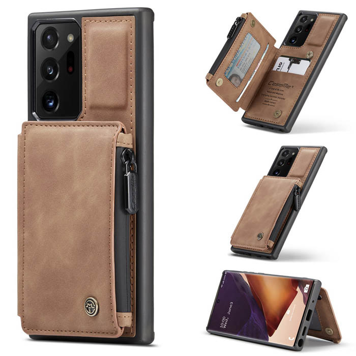 caseme-samsung-galaxy-note-20-ultra-multi-slot-wallet-cover-brown