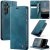 CaseMe Samsung Galaxy S24 FE Magnetic Wallet Case with RFID Blocking Blue