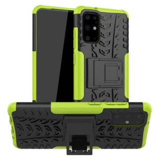 Samsung Galaxy S20 Plus Hybrid Rugged PC + TPU Kickstand Case Green