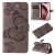 For iPhone 16 Pro Butterfly Embossed Wallet Magnetic Case Gray