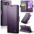 CaseMe Google Pixel 9A Wallet RFID Blocking Magnetic Buckle Case Purple