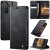 CaseMe Samsung Galaxy A17 Magnetic Wallet Case with RFID Blocking Black