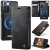 CaseMe Samsung Galaxy S21 2-in-1 Magnetic Wallet Case – Wireless Charging & RFID Blocking Black