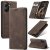 CaseMe Xiaomi Poco X7 Pro Wallet Magnetic Suede Leather Case Coffee