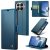 CaseMe Xiaomi 15T Pro Wallet RFID Blocking Magnetic Buckle Case Blue
