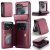CaseMe Samsung Galaxy Z Flip7 FE RFID Blocking Card Holder Case Red