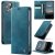 CaseMe iPhone 12 Pro Max Magnetic Wallet Case with RFID Blocking Blue