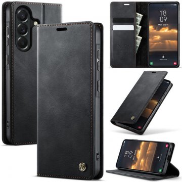 CaseMe Samsung Galaxy A57 Magnetic Wallet Case with RFID Blocking Black