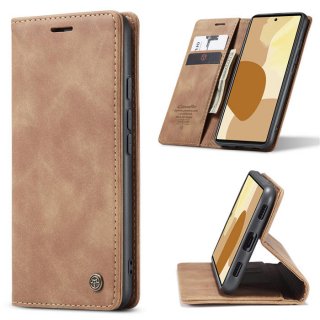 CaseMe Google Pixel 6 Pro Wallet Kickstand Magnetic Case Brown