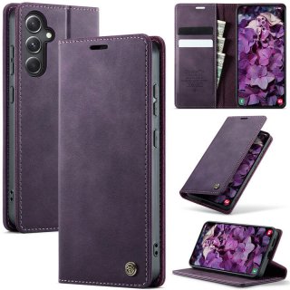 CaseMe Samsung Galaxy S23 FE Magnetic Wallet Case with RFID Blocking Purple