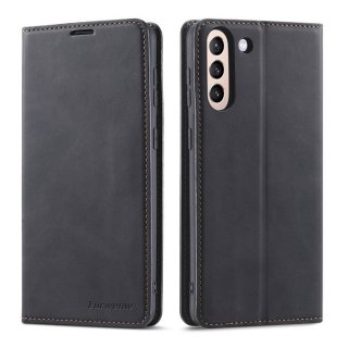 Forwenw Samsung Galaxy S21 Wallet Kickstand Magnetic Case Black