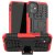 iPhone 12 Mini Hybrid Rugged PC + TPU Kickstand Case Red