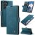 CaseMe Samsung Galaxy S25 Ultra Wallet Magnetic Suede Leather Case Blue