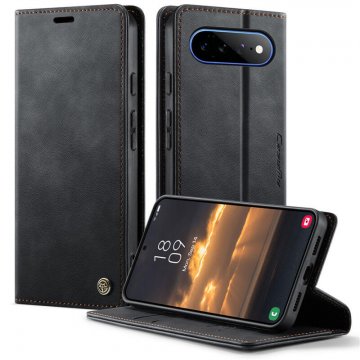 CaseMe Google Pixel 11 Pro XL Magnetic Wallet Case with RFID Blocking Black