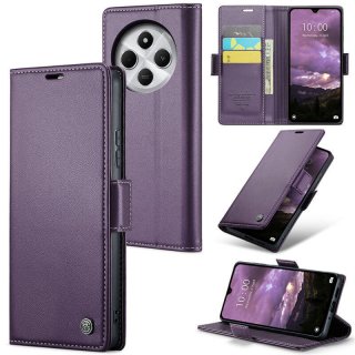 CaseMe Xiaomi 14C Wallet RFID Blocking Magnetic Buckle Case Purple