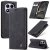 CaseMe Xiaomi Redmi Note 14 Pro 4G Wallet Magnetic Suede Leather Case Black