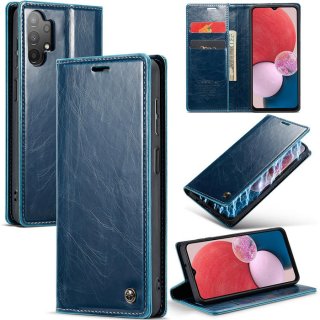 CaseMe Samsung Galaxy A13 5G Wallet Kickstand Magnetic Case Blue