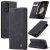 CaseMe Samsung Galaxy A57 Wallet Magnetic Suede Leather Case Black