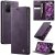 CaseMe Samsung Galaxy S20 Plus Magnetic Wallet Case with RFID Blocking Purple