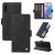 YIKATU Samsung Galaxy A50 Skin-touch Wallet Kickstand Case Black