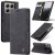 CaseMe Xiaomi 14T Pro Wallet Magnetic Suede Leather Case Black