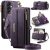 CaseMe Samsung Galaxy A57 Wallet Case with RFID Blocking, 9 Card Slots & Crossbody Strap Purple