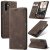 CaseMe Samsung Galaxy A26 5G Wallet Magnetic Suede Leather Case Coffee