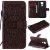 Xiaomi Redmi Note 9/Redmi 10X 4G Embossed Sunflower Wallet Stand Case Brown