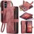 CaseMe Samsung Galaxy Z Fold8 Ultra Wallet Case with Zipper Pocket & Wireless Charging Red