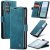 CaseMe Samsung Galaxy Z Fold6 Wallet Suede Leather Case Blue