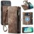 CaseMe iPhone Air 2-in-1 Magnetic Wallet Case with MagSafe & RFID Blocking Coffee