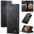 CaseMe iPhone 11 Magnetic Wallet Case with RFID Blocking Black