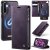 CaseMe Samsung Galaxy A36 5G 2-in-1 Magnetic Wallet Case with RFID Blocking Purple