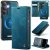 CaseMe Samsung Galaxy S26 Ultra 2-in-1 Magnetic Wallet Case – Wireless Charging & RFID Blocking Blue