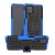 Samsung Galaxy A12 5G Hybrid Rugged PC + TPU Kickstand Case Blue