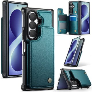 CaseMe Samsung Galaxy Z Fold8 Ultra RFID Blocking Card Holder Case with Kickstand Green