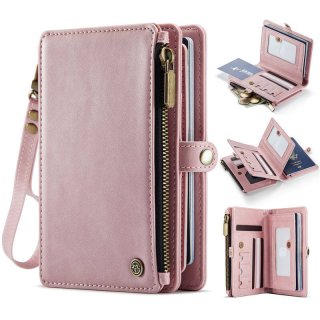 CaseMe RFID Blocking Passport Wallet – Secure & Stylish Travel Organizer Pink