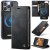 CaseMe iPhone 15 Pro Max 2-in-1 Magnetic Wallet Case – Wireless Charging & RFID Blocking Black