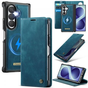 CaseMe Samsung Galaxy Z Fold8 Ultra 2-in-1 Magnetic Wallet Case – Wireless Charging & RFID Blocking Blue