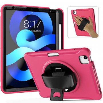 iPad Air 4 10.9 inch 2020 Heavy Duty Rugged Kickstand Shockproof Case Rose