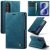 CaseMe Samsung Galaxy Z Fold8 Magnetic Wallet Case with RFID Blocking Blue