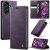 CaseMe Samsung Galaxy A57 Magnetic Wallet Case with RFID Blocking Purple