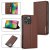 LC.IMEEKE iPhone 16 Pro Max Silm Wallet Kickstand Magnetic Case Brown