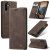 CaseMe Samsung Galaxy A36 5G Wallet Magnetic Suede Leather Case Coffee