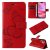 For iPhone 16 Butterfly Embossed Wallet Magnetic Case Red