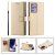 Samsung Galaxy Note 20 Ultra Wallet Kickstand Magnetic Case Gold