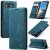 CaseMe Google Pixel 9A Wallet Magnetic Suede Leather Case Blue