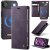 CaseMe iPhone Air 2-in-1 Magnetic Wallet Case – Wireless Charging & RFID Blocking Purple