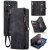 CaseMe Samsung Galaxy A16 5G Wallet Case with Wrist Strap Black